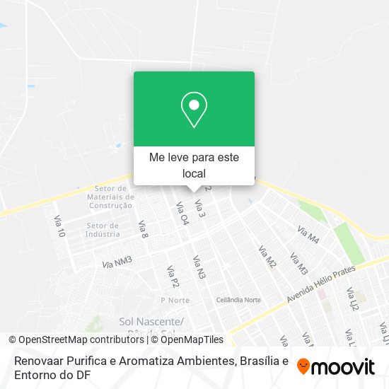 Renovaar Purifica e Aromatiza Ambientes mapa