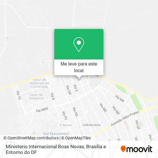 Ministerio Internacional Boas Novas mapa