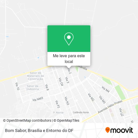 Bom Sabor mapa