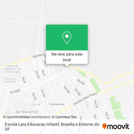 Escola Lara Educacao Infantil mapa