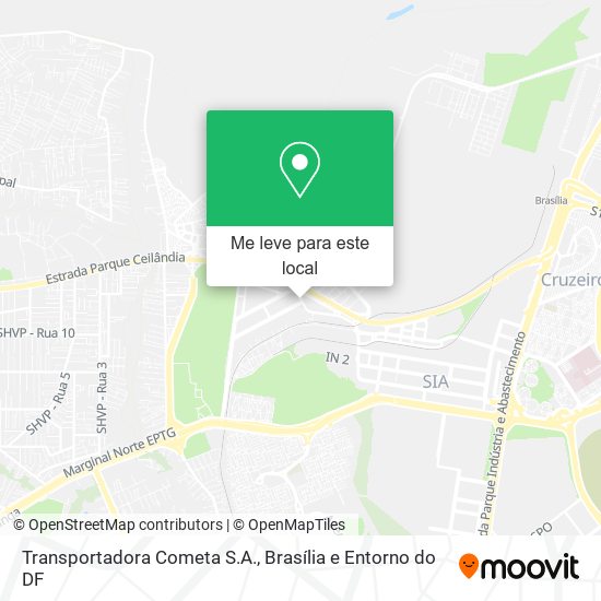 Transportadora Cometa S.A. mapa