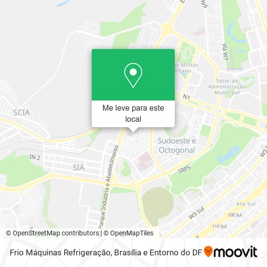 Frio Máquinas Refrigeração mapa