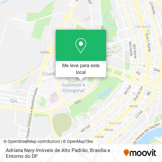 Adriana Nery Imóveis de Alto Padrão mapa