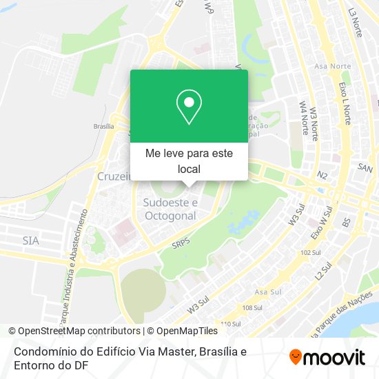 Condomínio do Edifício Via Master mapa