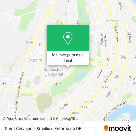 Stadt Cervejaria mapa