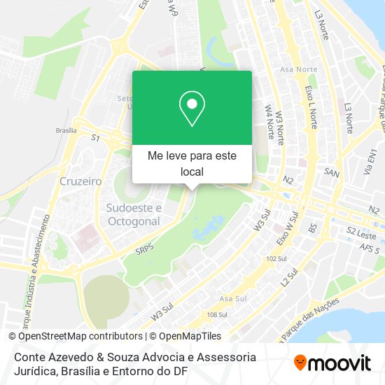 Conte Azevedo & Souza Advocia e Assessoria Jurídica mapa