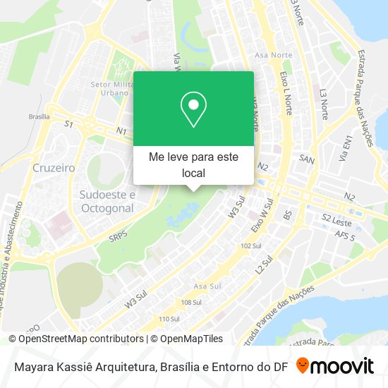 Mayara Kassiê Arquitetura mapa