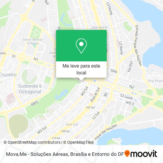 Mova.Me - Soluções Aéreas mapa