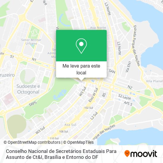 Conselho Nacional de Secretários Estaduais Para Assunto de Ct&I mapa