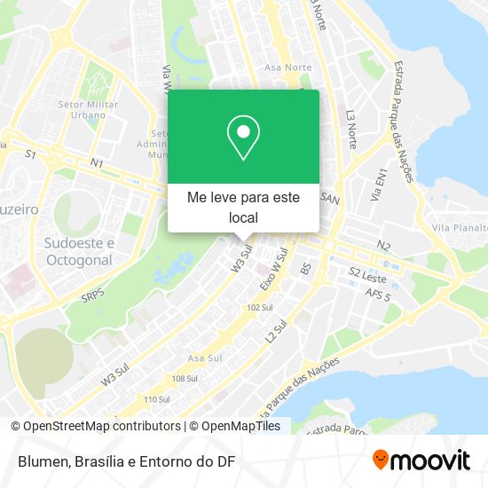 Blumen mapa
