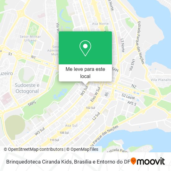Brinquedoteca Ciranda Kids mapa