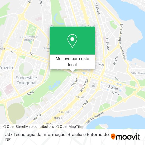 Jdx Tecnologia da Informação mapa