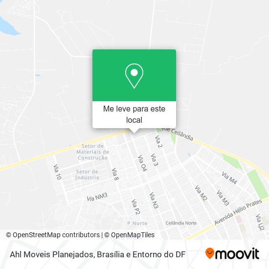 Ahl Moveis Planejados mapa