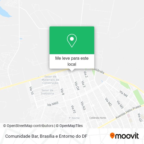 Comunidade Bar mapa