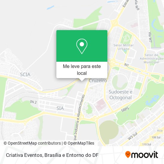 Criativa Eventos mapa