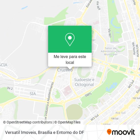 Versatil Imoveis mapa