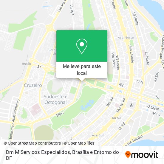 Dm M Servicos Especialidos mapa