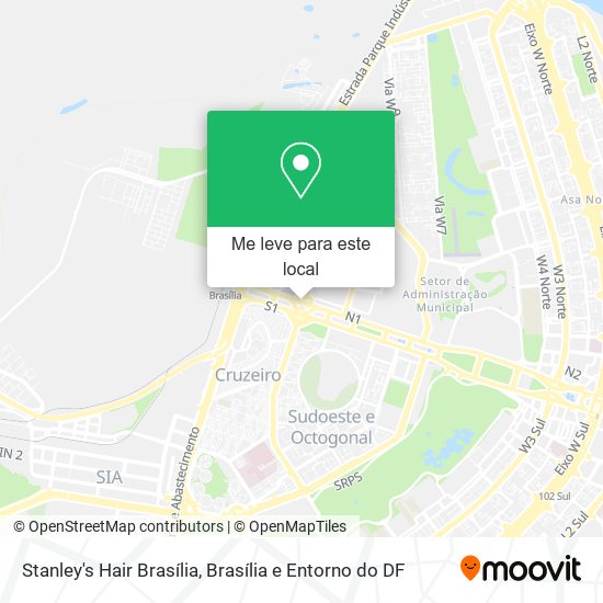 Stanley's Hair Brasília mapa