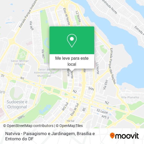 Natviva - Paisagismo e Jardinagem mapa