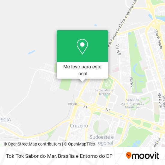 Tok Tok Sabor do Mar mapa