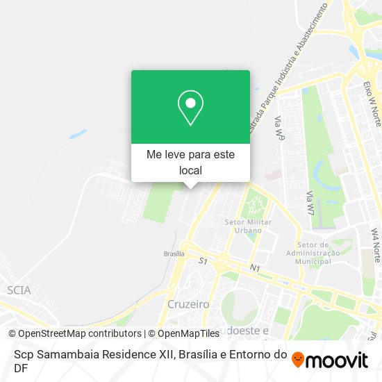 Scp Samambaia Residence XII mapa