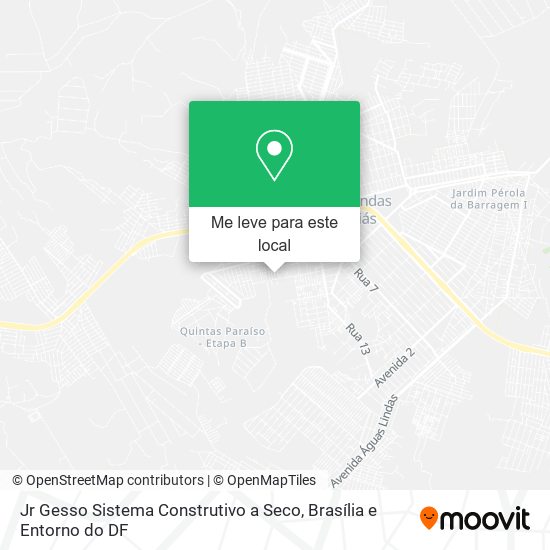 Jr Gesso Sistema Construtivo a Seco mapa