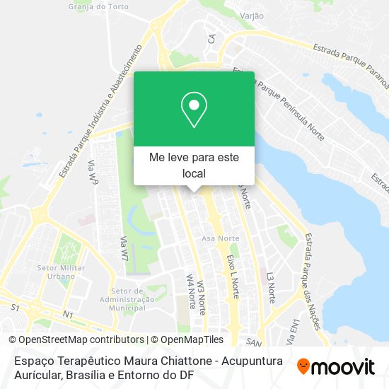 Espaço Terapêutico Maura Chiattone - Acupuntura Aurícular mapa