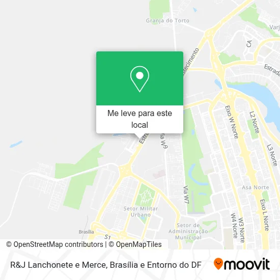 R&J Lanchonete e Merce mapa