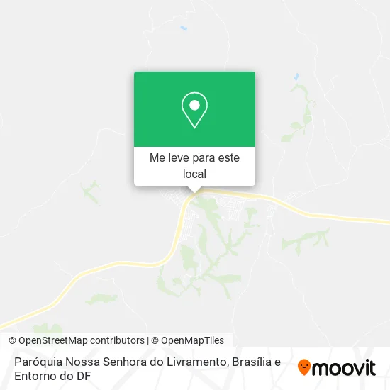 Paróquia Nossa Senhora do Livramento mapa