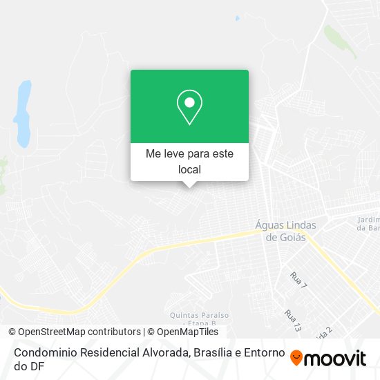 Condominio Residencial Alvorada mapa