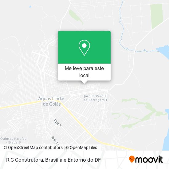 R.C Construtora mapa