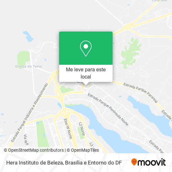 Hera Instituto de Beleza mapa