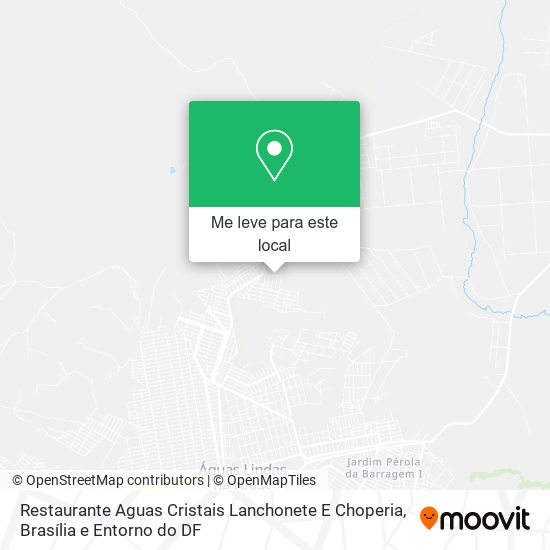 Restaurante Aguas Cristais Lanchonete E Choperia mapa