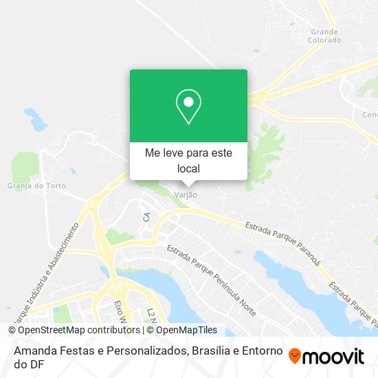 Amanda Festas e Personalizados mapa