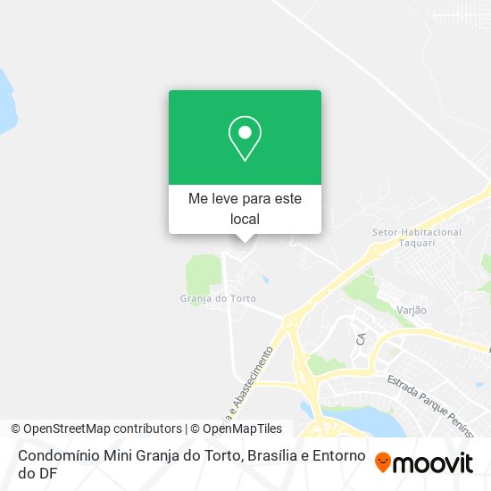 Condomínio Mini Granja do Torto mapa
