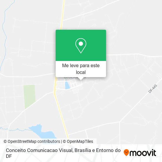 Conceito Comunicacao Visual mapa