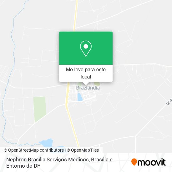 Nephron Brasília Serviços Médicos mapa