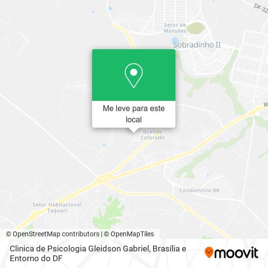 Clinica de Psicologia Gleidson Gabriel mapa