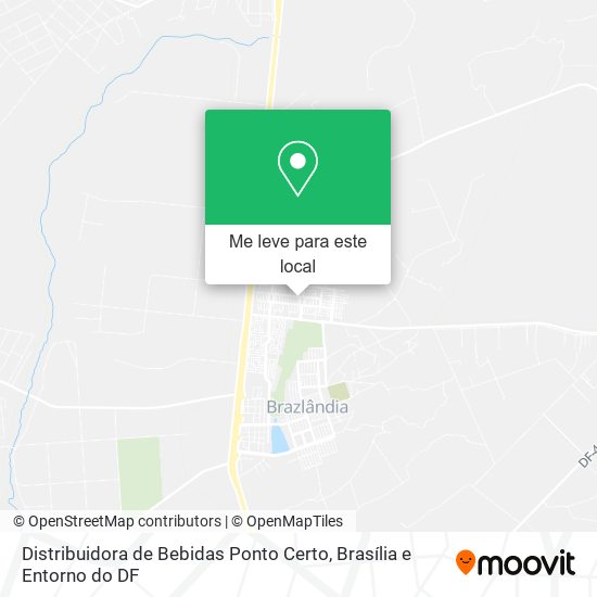 Distribuidora de Bebidas Ponto Certo mapa