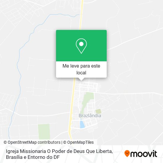Igreja Missionaria O Poder de Deus Que Liberta mapa