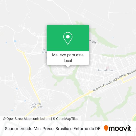 Supermercado Mini Preco mapa