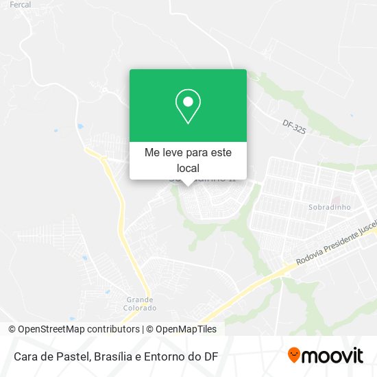 Cara de Pastel mapa