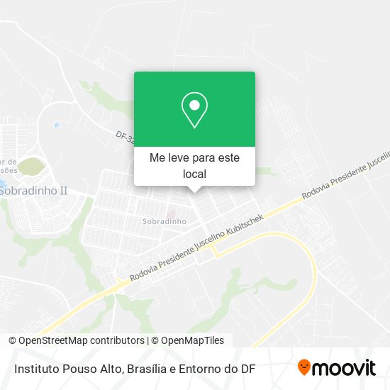 Instituto Pouso Alto mapa