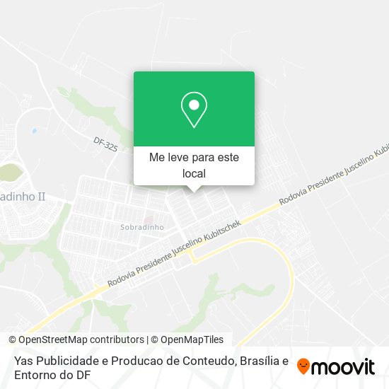 Yas Publicidade e Producao de Conteudo mapa