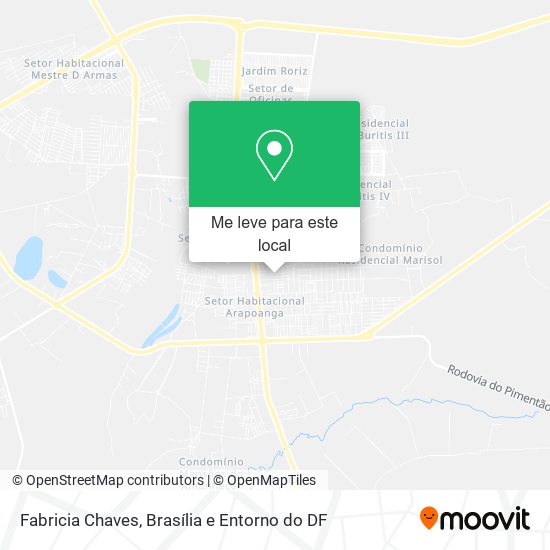 Fabricia Chaves mapa