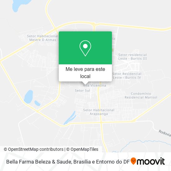 Bella Farma Beleza & Saude mapa