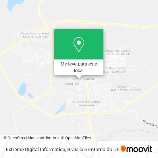 Extreme Digital Informática mapa