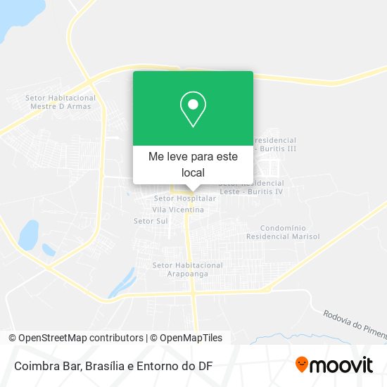 Coimbra Bar mapa
