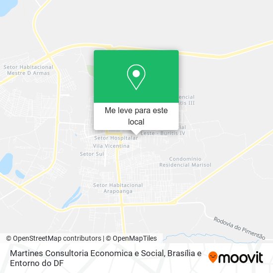 Martines Consultoria Economica e Social mapa