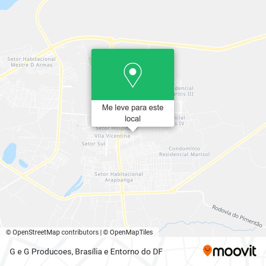 G e G Producoes mapa